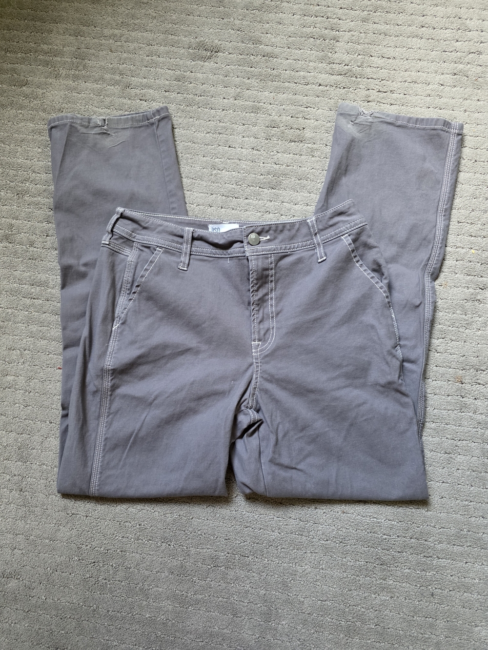 RSQ Wide Leg Women's Pants in Light Gray